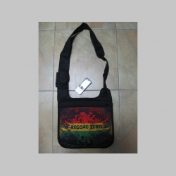 Reggae Rebel, pevná textilná taška cez plece, nastaviteľná 100%polyester cca.27x32x10cm